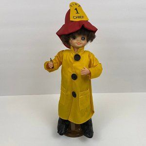 Brinns Korean Doll Vintage Vtg 80s 1986 Fire Chief